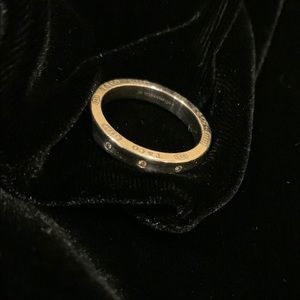 Tiffany & Co. Silver Ring with 3 diamonds
